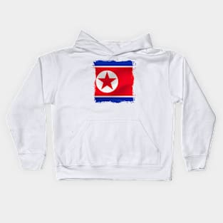 North Korea artwork Kids Hoodie